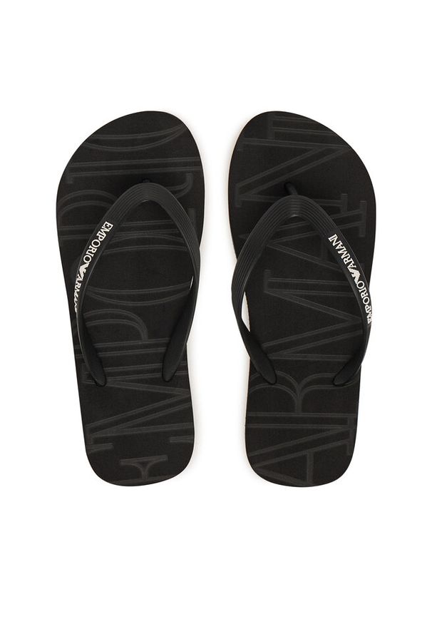 Japonki Emporio Armani. Kolor: czarny