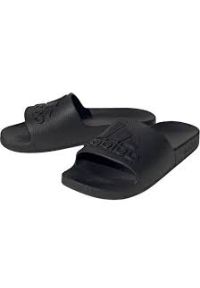 Adidas - Klapki adidas adilette Aqua M IF7371 czarne. Okazja: na plażę. Kolor: czarny. Materiał: guma, materiał