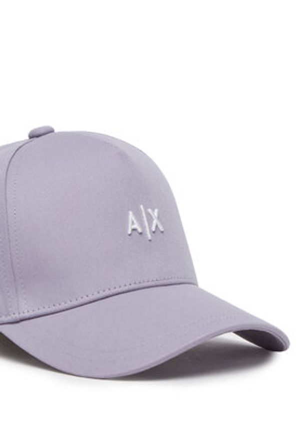 Armani Exchange Czapka z daszkiem 954112 CC571 UA047 Fioletowy. Kolor: fioletowy. Materiał: bawełna, materiał