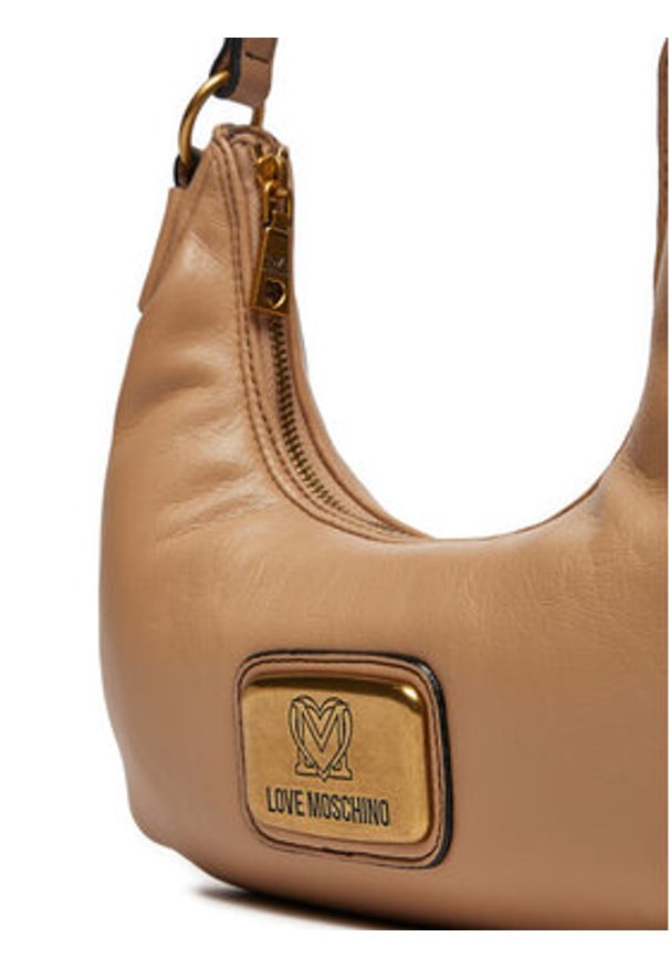 Love Moschino - LOVE MOSCHINO Torebka JC4273PP0LKB0106 Beżowy. Kolor: beżowy. Materiał: skórzane