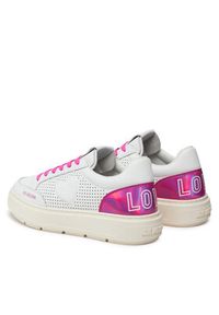 Love Moschino - LOVE MOSCHINO Sneakersy JA15274G1IJC410B Biały. Kolor: biały. Materiał: skóra
