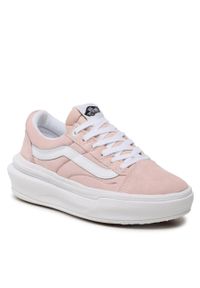 Tenisówki Vans Ua Old Skool Overt Cc VN0A7Q5EBQL1 Rose Smoke. Kolor: różowy. Materiał: materiał #1