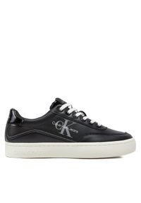 Calvin Klein Jeans Sneakersy Classic Cupsole Low Lace Lth Ml YW0YW01527 Czarny. Kolor: czarny. Materiał: skóra