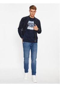 BOSS - Boss T-Shirt Teenter 50503551 Granatowy Regular Fit. Kolor: niebieski. Materiał: bawełna
