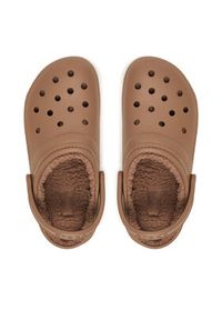 Crocs Klapki Classic Lined Clog 203591 Brązowy. Kolor: brązowy #5