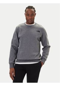 The North Face Bluza Simple Dome NF0A89FB Szary Regular Fit. Kolor: szary. Materiał: bawełna