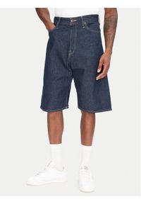 Jack & Jones - Jack&Jones Szorty jeansowe Ron 12272214 Granatowy Baggy Fit. Kolor: niebieski. Materiał: bawełna