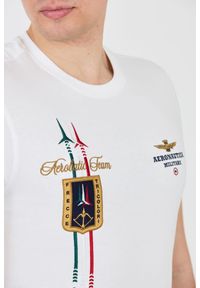 Aeronautica Militare - AERONAUTICA MILITARE Biały t-shirt Frecce Tricolori Short Sleeve. Kolor: biały #2