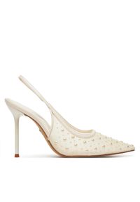 Aldo Sandały Pearlescent 13967481 Biały. Kolor: biały. Materiał: materiał
