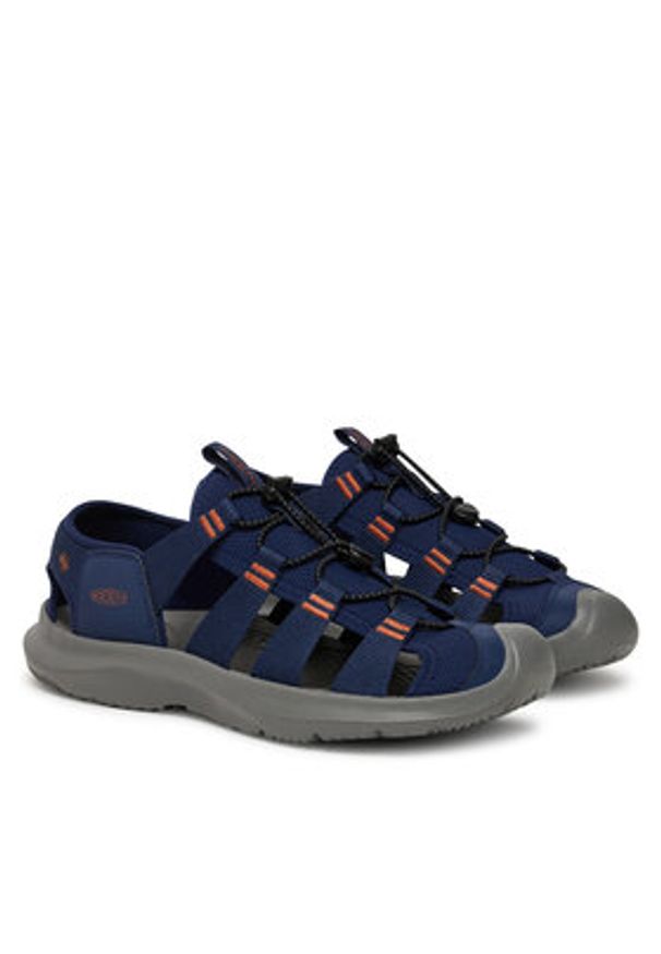 keen - Keen Sandały Seanik H2 M 1030761 Granatowy. Kolor: niebieski. Materiał: materiał