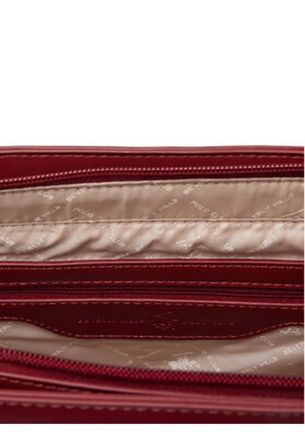 Beverly Hills Polo Club Torebka C-BHPC-B-008-06 Bordowy. Kolor: czerwony