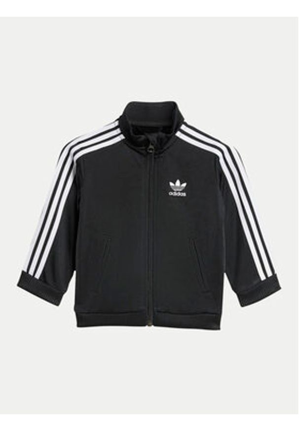 Adidas - adidas Dres adicolor Firebird IX5203 Czarny Regular Fit. Kolor: czarny. Materiał: syntetyk