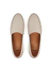 BOSS Mokasyny 50541738 Beżowy. Kolor: beżowy. Materiał: skóra #3