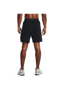 Under Armour - Szorty męskie UNDER ARMOUR UA VANISH WOVEN 6IN SHORTS. Okazja: na co dzień, na spacer, do pracy. Kolor: czarny. Styl: casual #7