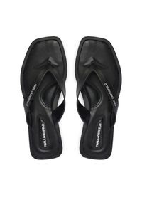 Karl Lagerfeld - KARL LAGERFELD Japonki Brio II KL85406 Czarny. Kolor: czarny. Materiał: skóra #1