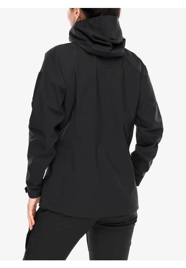 Kurtka przeciwdeszczowa damska Helikon-Tex Squall Hardshell. Kolor: czarny. Materiał: hardshell