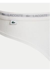 Lacoste Komplet 3 par stringów 8F1341 Kolorowy. Materiał: bawełna. Wzór: kolorowy