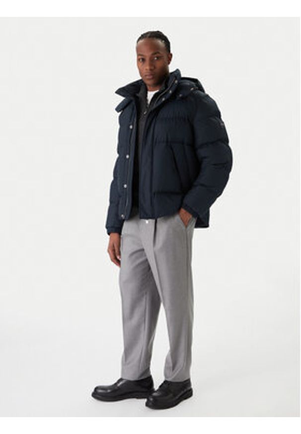 BOSS Kurtka zimowa H-Corbinian5 50551599 Granatowy Regular Fit. Kolor: niebieski. Materiał: syntetyk. Sezon: zima
