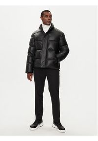 Moose Knuckles Kurtka skórzana Kings M34ML311 Czarny Regular Fit. Kolor: czarny. Materiał: skóra #2