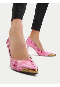 Versace Jeans Couture Szpilki 80VA3S50 ZS366 499 Różowy. Kolor: różowy. Materiał: skóra. Obcas: na szpilce #5