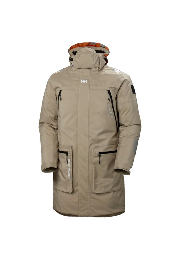 Parka Helly Hansen Arc Flow Ins. Kolor: wielokolorowy, szary, beżowy. Sezon: zima