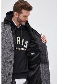 Karl Lagerfeld Płaszcz 512707.455704 męski kolor szary przejściowy. Okazja: na co dzień. Kolor: szary. Styl: casual, klasyczny #7