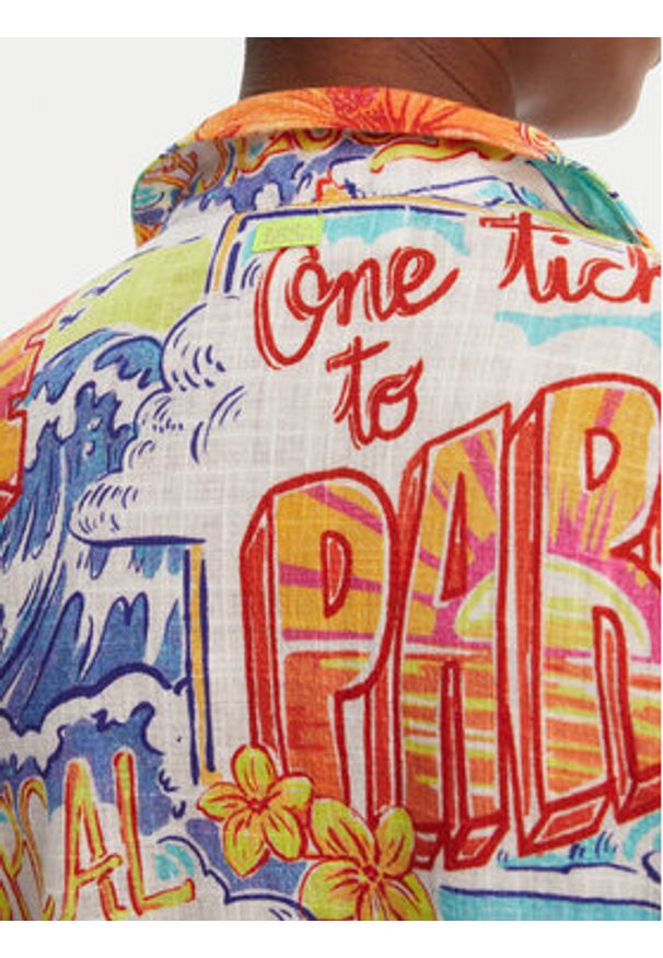 Banana Moon Koszula Sienna Aquafies MKA10 Kolorowy Regular Fit. Materiał: bawełna. Wzór: kolorowy