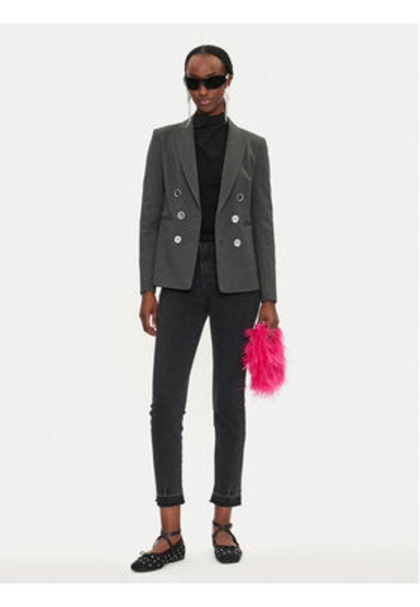 Pinko Marynarka Alexia 100256 A24C Granatowy Regular Fit. Kolor: niebieski. Materiał: syntetyk