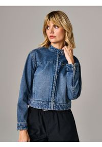 Sinsay - Katana jeansowa - niebieski. Kolor: niebieski. Materiał: jeans