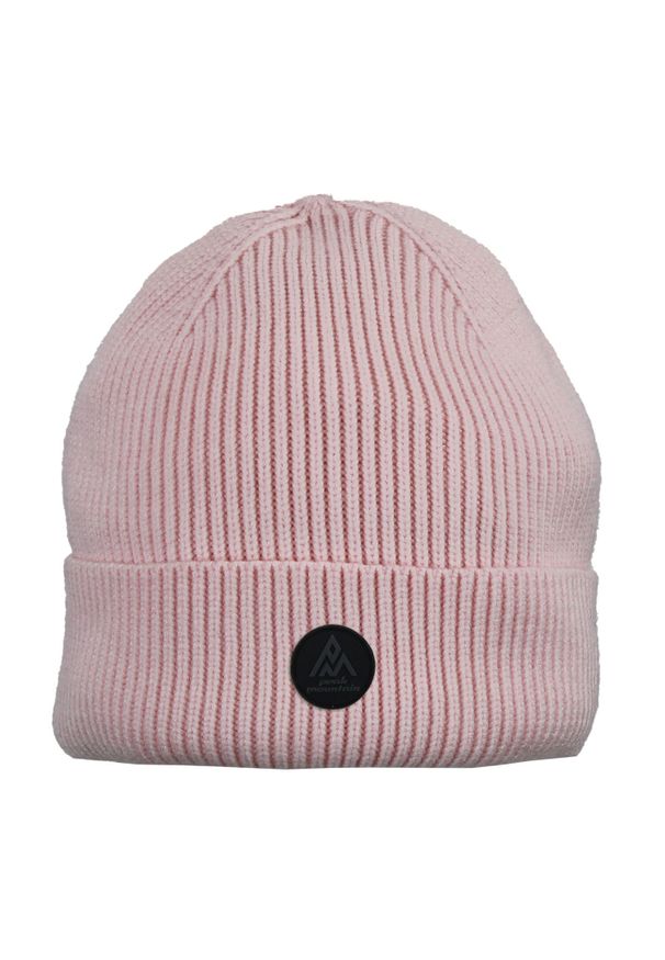 PEAK MOUNTAIN - Czapka Peak Mountain Maitro. Kolor: różowy. Sezon: zima. Styl: sportowy