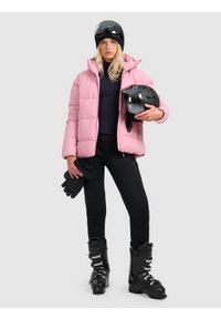 4f - 4F Kurtka narciarska membrana 5000 damska - różowa S. Kolor: różowy. Materiał: poliester. Wzór: gładki. Sezon: zima #2