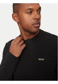 BOSS - Boss Longsleeve 50506365 Czarny Regular Fit. Kolor: czarny. Materiał: bawełna. Długość rękawa: długi rękaw