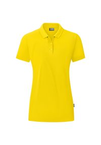 Damska koszulka polo Jako Organic. Typ kołnierza: polo. Kolor: żółty. Materiał: materiał. Sport: piłka nożna #1