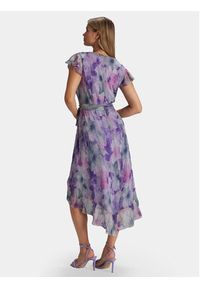 Swing Sukienka letnia 5AG14300 Fioletowy Regular Fit. Kolor: fioletowy. Materiał: syntetyk. Sezon: lato #5