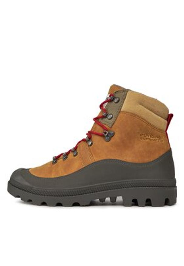 Palladium Trapery Pallabrousse Hkr Wp+ 08840-275-M Brązowy. Kolor: brązowy. Materiał: skóra