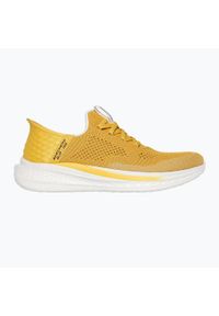 skechers - Buty męskie SKECHERS Slade Quinto. Kolor: żółty