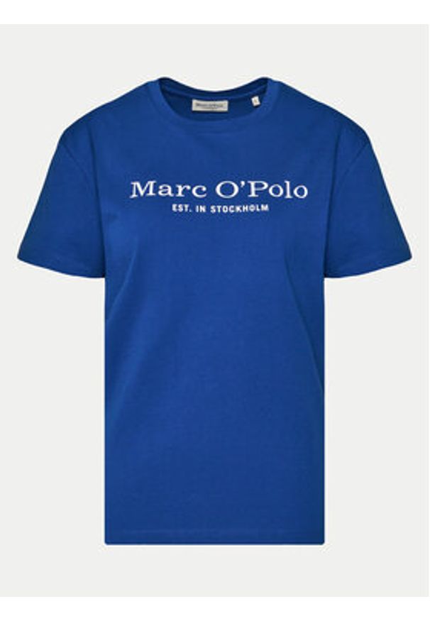 Marc O'Polo T-Shirt 502 2293 51055 Niebieski Regular Fit. Typ kołnierza: polo. Kolor: niebieski. Materiał: bawełna