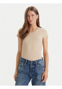 G-Star RAW - G-Star Raw T-Shirt Eyben D24533-4107 Écru Slim Fit. Materiał: bawełna #1