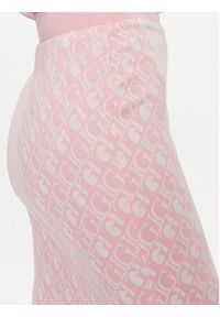 Guess Spódnica ołówkowa Logo V4RD05 KC2X2 Różowy Slim Fit. Kolor: różowy. Materiał: syntetyk, wiskoza #3