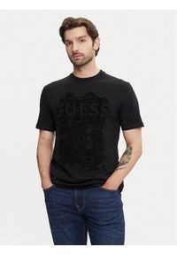 Guess T-Shirt M5YI13 I3Z14 Czarny Regular Fit. Kolor: czarny. Materiał: bawełna #1