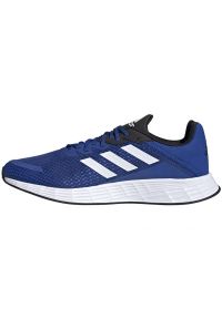Adidas - Buty do biegania adidas Duramo Sl M FW8678 czarne niebieskie. Kolor: czarny, wielokolorowy, niebieski. Szerokość cholewki: normalna