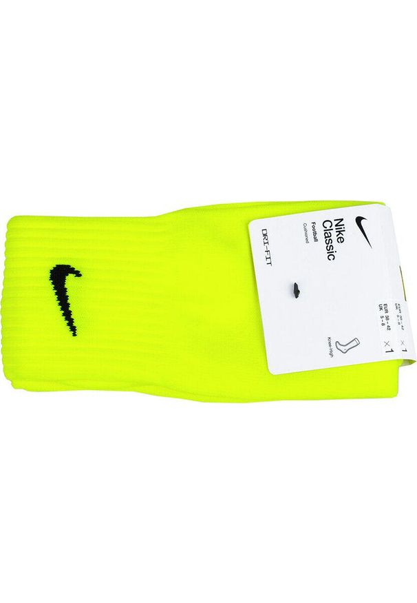 Getry piłkarskie Nike Classic II Cush OTC/Academy OTC. Kolor: żółty, wielokolorowy, zielony. Sport: piłka nożna