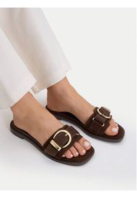 Beverly Hills Polo Club Klapki EO-WI16-ALYSHA-01 Brązowy. Kolor: brązowy. Materiał: zamsz, skóra #4