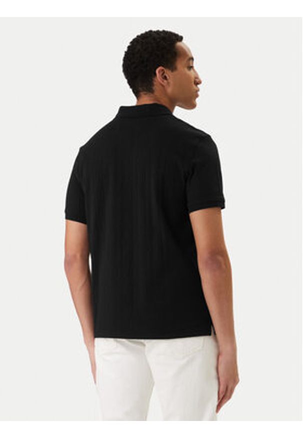 Guess Polo M6RP05 KD181 Czarny Regular Fit. Typ kołnierza: polo. Kolor: czarny. Materiał: bawełna