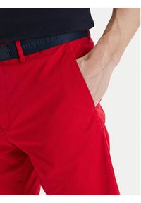 TOMMY HILFIGER - Tommy Hilfiger Szorty materiałowe Denton MW0MW42349 Czerwony Slim Fit. Kolor: czerwony. Materiał: bawełna #4
