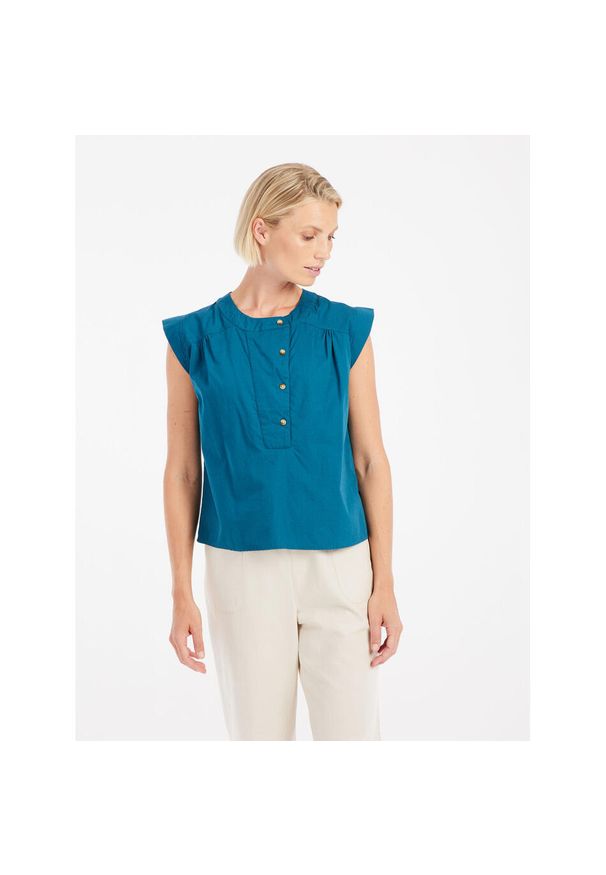 Bluzka damska Protest Jana. Kolor: niebieski