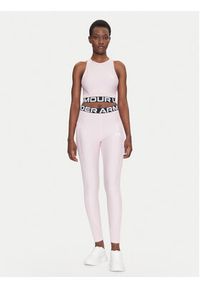 Under Armour Koszulka techniczna HeatGear 1388694 Różowy Slim Fit. Kolor: różowy. Materiał: syntetyk