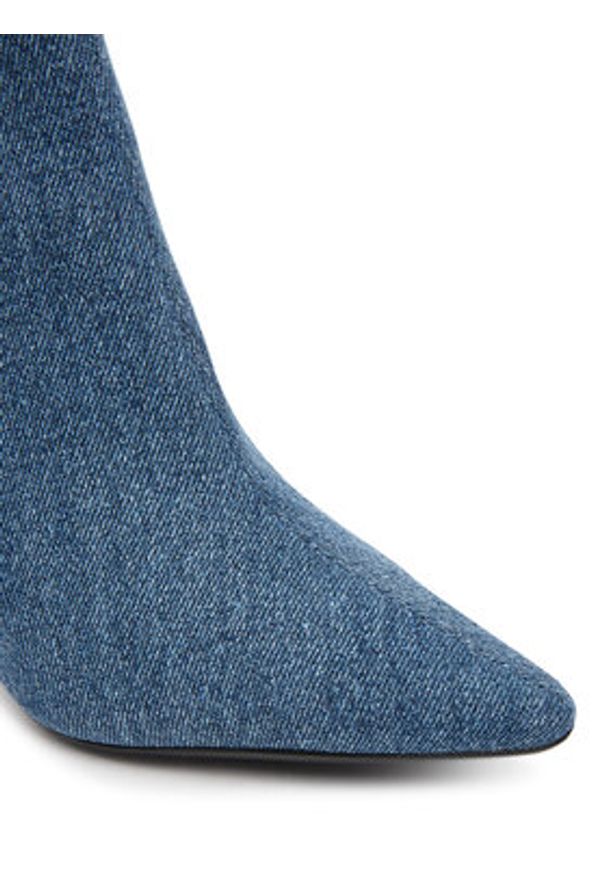 DKNY Botki K3522709 Niebieski. Kolor: niebieski. Materiał: materiał