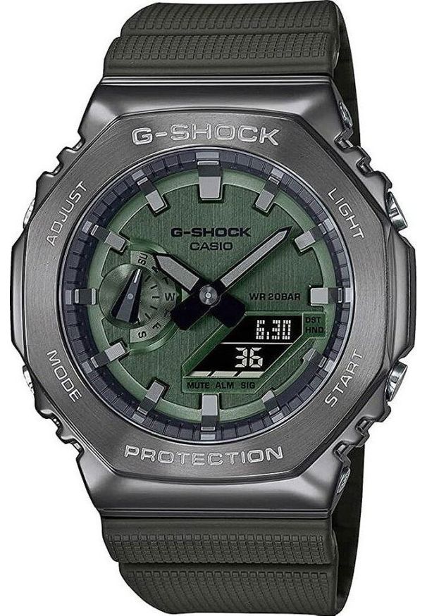 Zegarek Casio Zegarek Męski Casio OAK Green ( 45 mm)