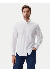 Calvin Klein Jeans Koszula Classic LV040EM125 Biały Regular Fit. Kolor: biały. Materiał: bawełna #1